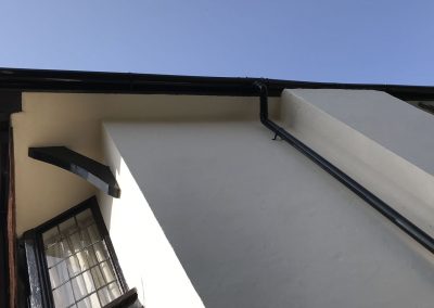 Gutter replacement and new downpipes - Woking Surrey roofers